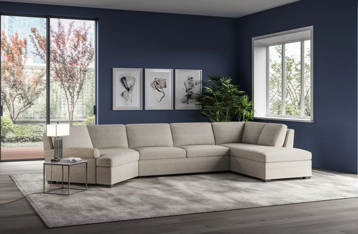 American Leather sectional