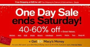 Macys sale